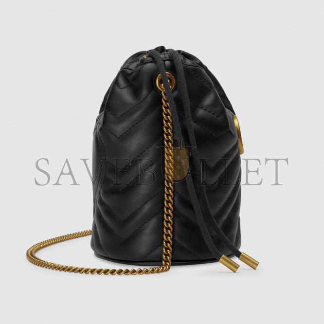 GUCCI GG MARMONT MINI BUCKET BAG 575163  (6.7*5.5*5.1cm)